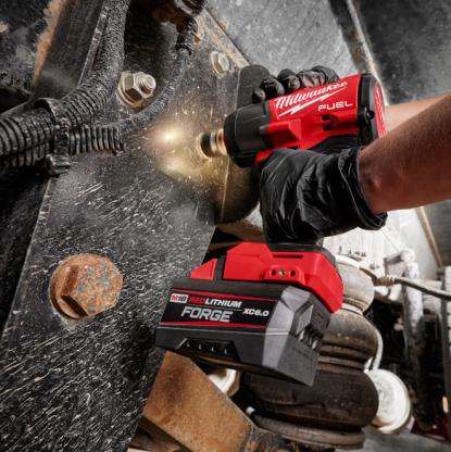 a hand using a power drill