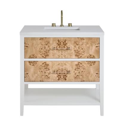 James Martin Bath Vanity Polished White