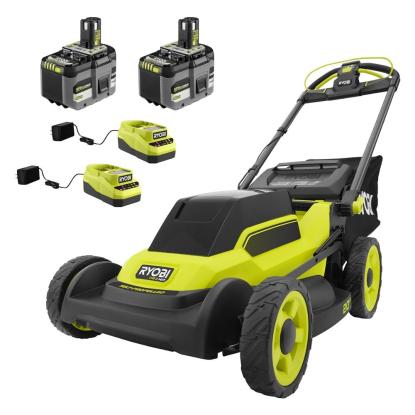Ryobi 40V HP Brushless 20 in. Cordless Electric Battery Walk Behind Self-Propelled Lawn Mower