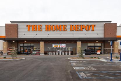 Front of the store at The Home Depot