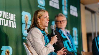 The Home Depot's Allison Kolber talks about being one of the Atlanta World Cup Host Committee Supporters