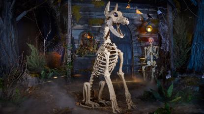 7 foot skelly dog